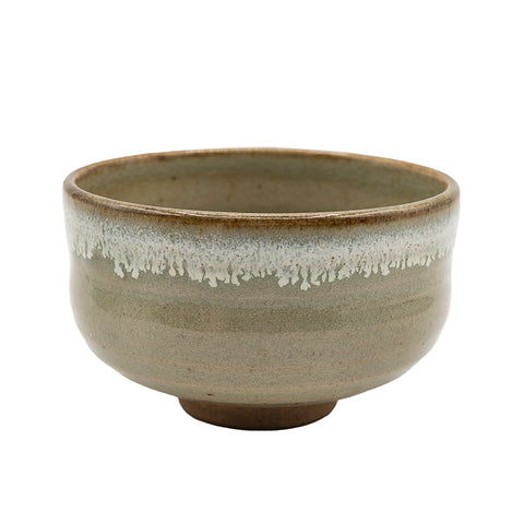 Earthy Green Chawan  # 95040