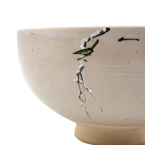 Minimalist Chawan with Calligraphic Mark # 95044