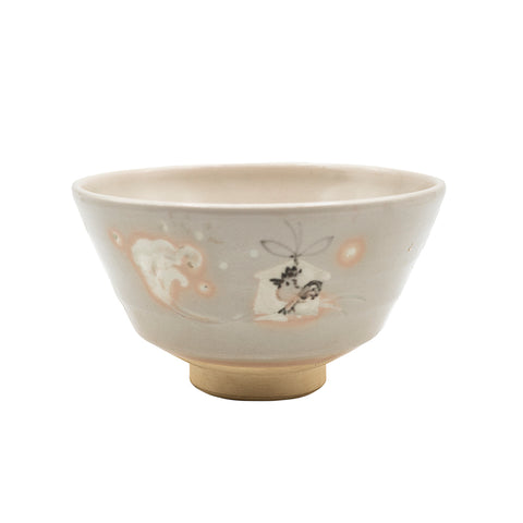 Hand-Painted Japanese Matcha Bowl # 95072