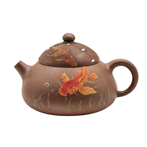 Yixing Teapot Koi Spirit # 95074