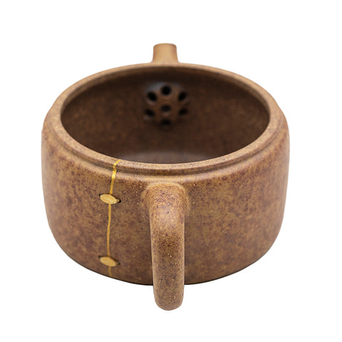 Woodfired Teapot with Riveted Kintsugi Lid # 95083