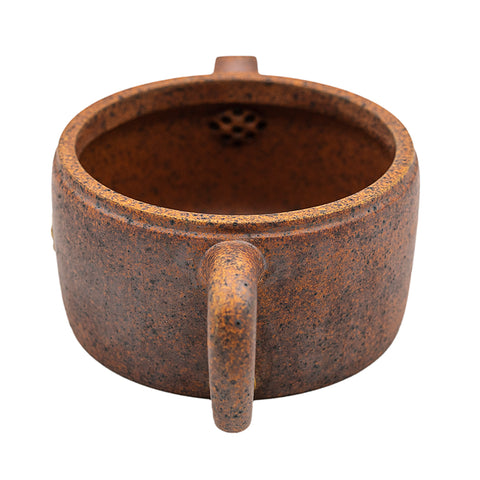 Woodfired Teapot with Kintsugi and Gold Flower # 95084