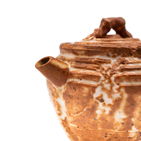 Jingdezhen Ceramic Teapot with Branch Handle # 95087