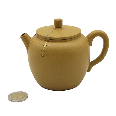 Yixing-Teekanne mit Kintsugi und stabiler Reparatur Nr. 95098