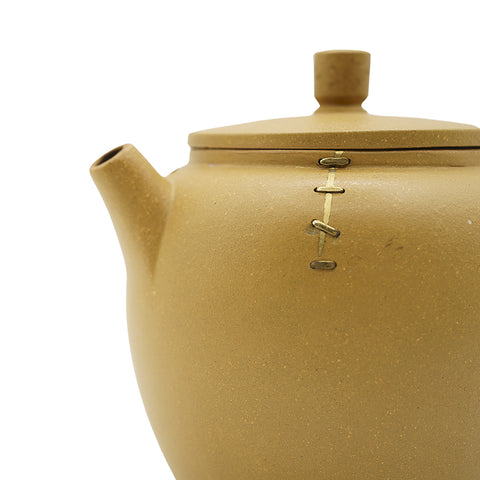 Yixing-Teekanne mit Kintsugi und stabiler Reparatur Nr. 95098