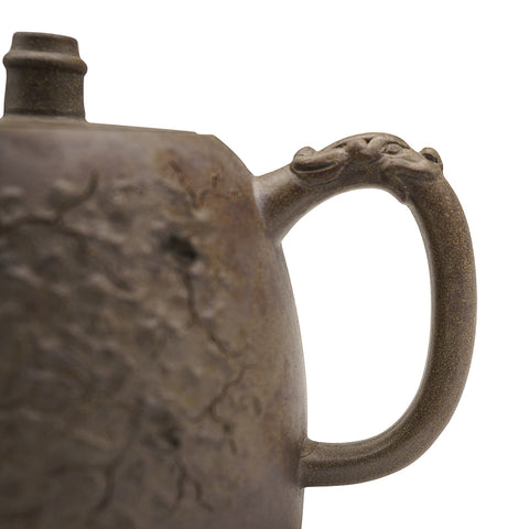 Woodfired Yixing Teapot with Laughing Buddha # 95100