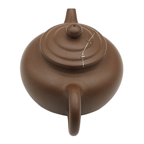 Yixing-Teekanne mit Metall-Kintsugi-Deckel Nr. 95101