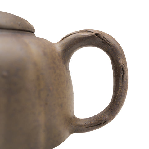 Wood-Fired Yixing Teapot “Pumpkin Form” # 95105