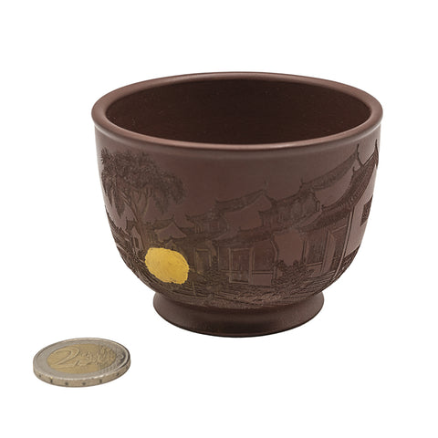 Hand-carved Yixing cup # 95113