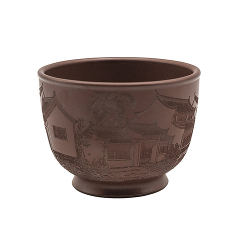 Hand-carved Yixing cup # 95113