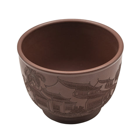 Hand-carved Yixing cup # 95113