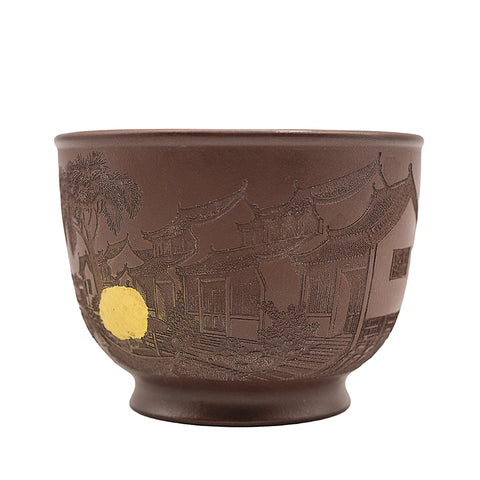 Hand-carved Yixing cup # 95113