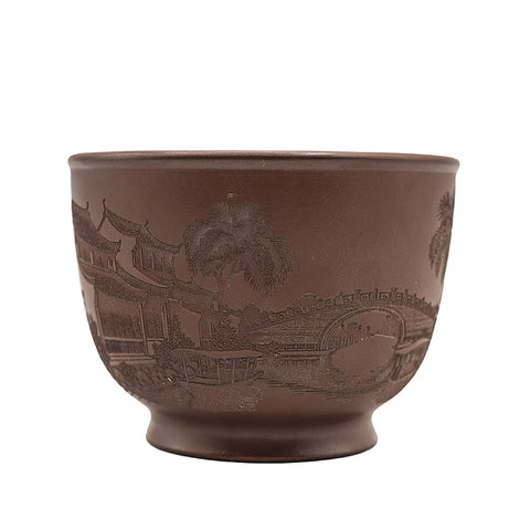 Hand-carved Yixing cup # 95113