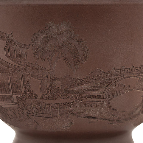 Hand-carved Yixing cup # 95113