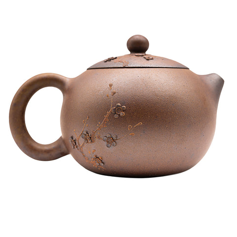 Plum Blossom Phoenix yixing clay woodfired teapot # 95609