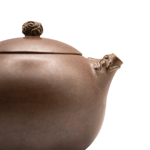 Auspicious Cloud Xi Shi yixing clay woodfired teapot # 95610