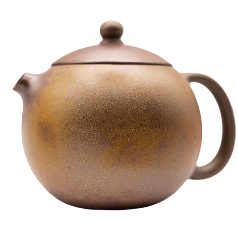 Short-mouth kiln-transformed Xishi yixing clay woodfired teapot # 95619