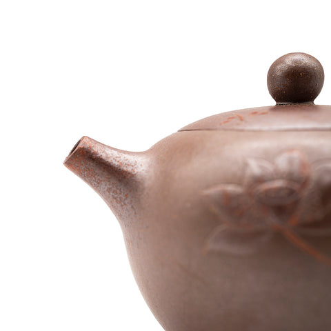 Lotus Little Xi Shi yixing clay woodfired teapot # 95620