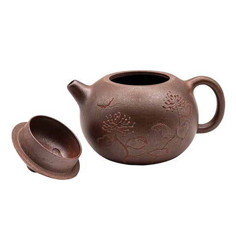 Peony Little Xi Shi yixing clay woodfired teapot # 95621