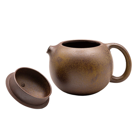 Short-mouth kiln-transformed Xishi yixing clay woodfired teapot # 94773