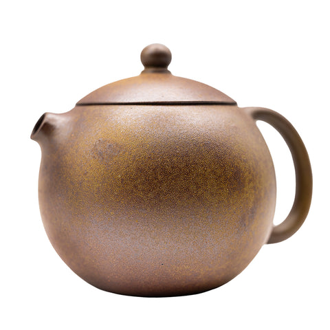 Short-mouth kiln-transformed Xishi yixing clay woodfired teapot # 94773