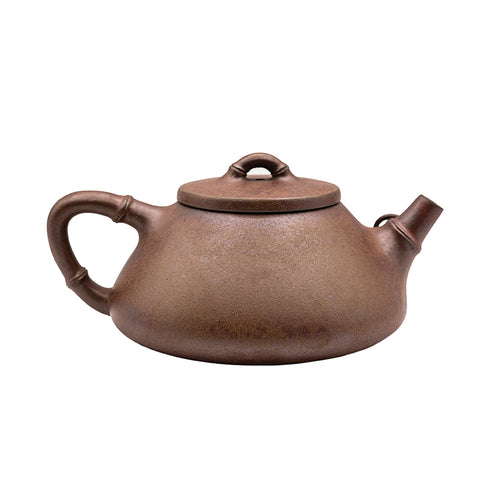 Bamboo Leaf Stone Ladle yixing clay woodfired teapot # 94781