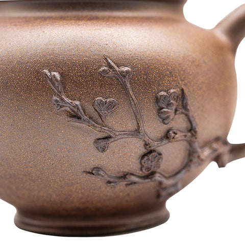 Plum Blossom Antique yixing clay woodfired teapot # 94782