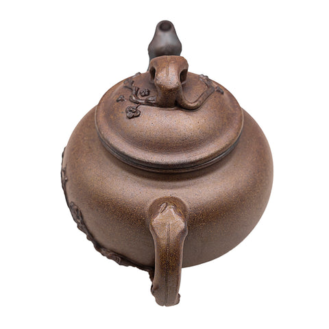 Plum Blossom Antique yixing clay woodfired teapot # 94782