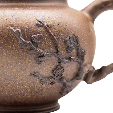 Plum Blossom Antique yixing clay woodfired teapot # 94783