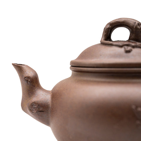 Plum Blossom Antique yixing clay woodfired teapot # 94785
