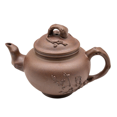 Plum Blossom Antique yixing clay woodfired teapot # 94785