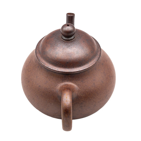 Horizontal kettle yixing clay woodfired teapot # 94790