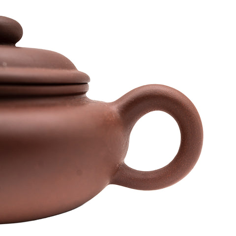 Zisha horizontal yixing clay woodfired teapot # 94792