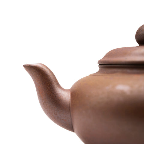 Official hat-shaped water bottle yixing clay woodfired teapot # 94794