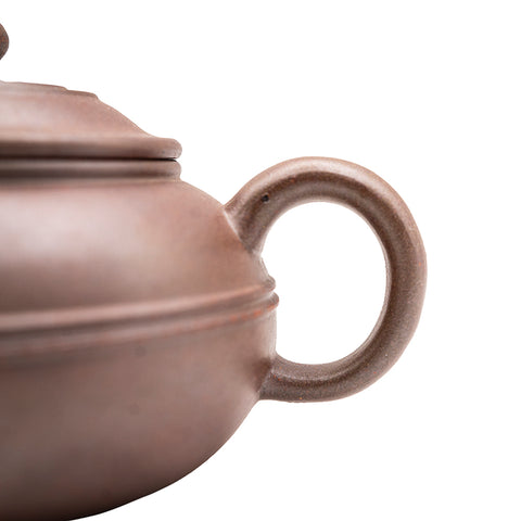 Linear Horizontal yixing clay woodfired teapot # 94796