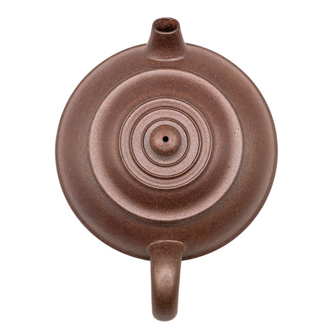 Linear Horizontal yixing clay woodfired teapot # 94796