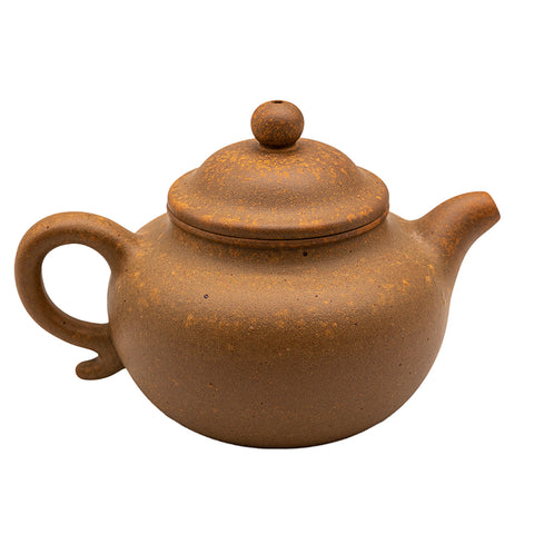Yellow clay horizontal yixing clay woodfired teapot # 94803
