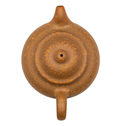 Yellow clay horizontal yixing clay woodfired teapot # 94803
