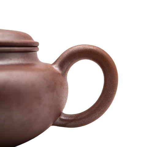 Zisha horizontal yixing clay woodfired teapot # 94804