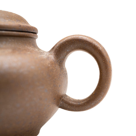 Frosted horizontal kettle yixing clay woodfired teapot # 94806