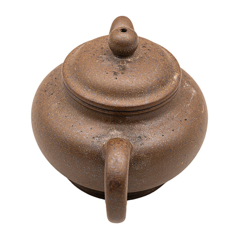 Frosted horizontal kettle yixing clay woodfired teapot # 94806
