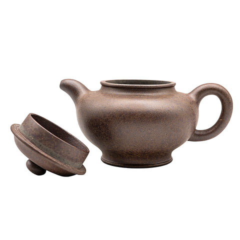 Frosted Gradient Horizontal Kettle yixing clay woodfired teapot # 94807