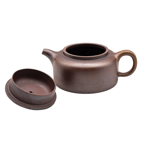 Pillar base yixing clay woodfired teapot # 94816