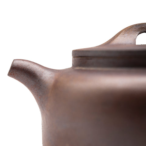 Pillar base yixing clay woodfired teapot # 94816