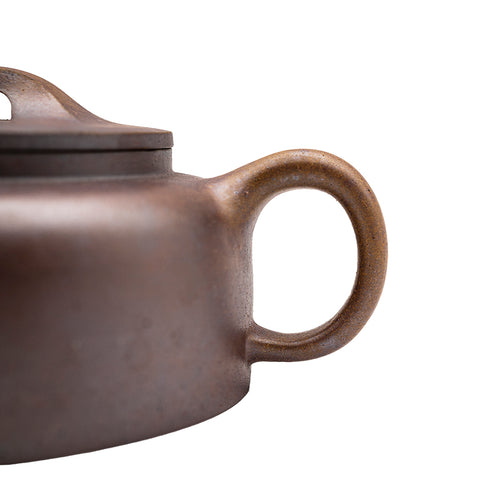 Pillar base yixing clay woodfired teapot # 94816