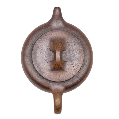 Pillar base yixing clay woodfired teapot # 94816