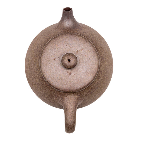 flat jade yixing clay woodfired teapot # 94823