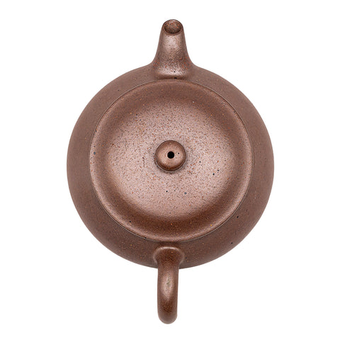 Zisha Flat Jade yixing clay woodfired teapot # 94825
