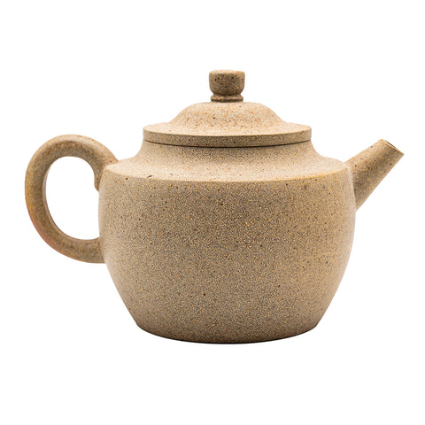 Han flat yixing clay woodfired teapot # 94831