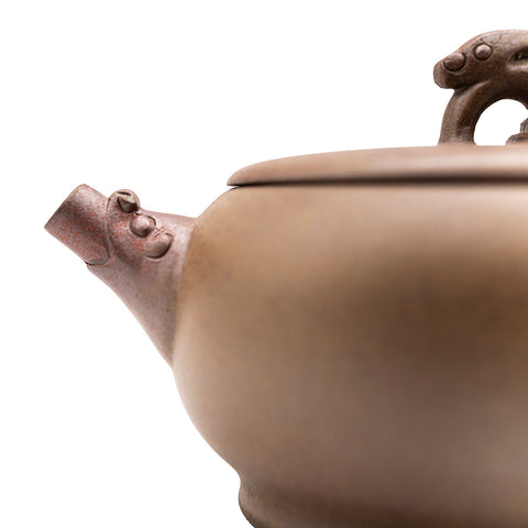 Beast Twist yixing clay woodfired teapot # 94835